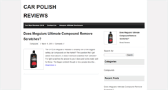 Desktop Screenshot of carpolishreviews.org